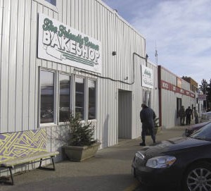 Bakery storefront.