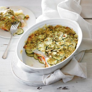 Tomato and Zucchini Gratin
