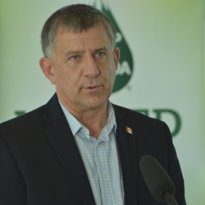 Ted Falk, member of Parliament.