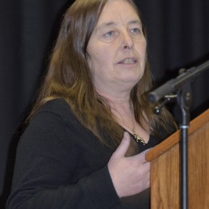 Morag Marjerison addressed a crowd at the Manitoba Potato Production Days conference held in Brandon, Man., on January 28. Marjerison is the province’s new farm safety specialist with SAFE Work Manitoba.