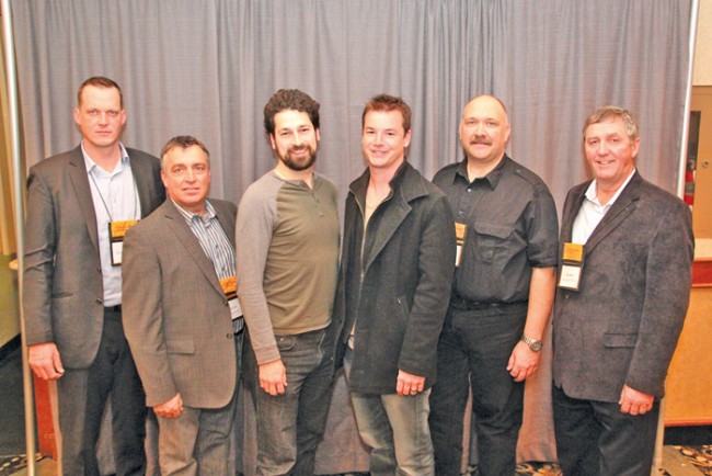 group photo at an association meeting