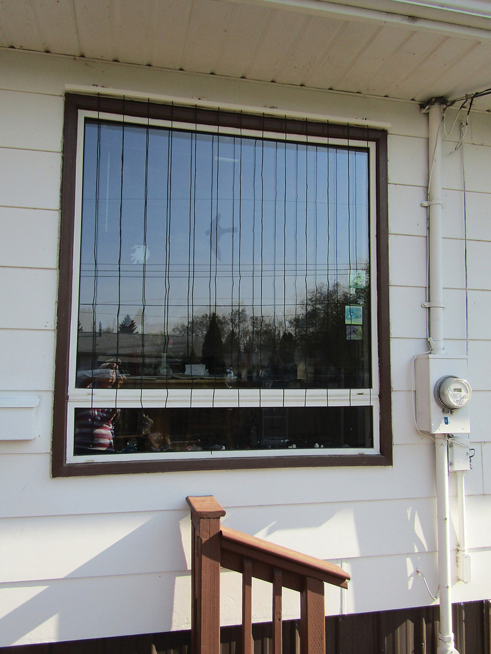 Parachute cord hung at intervals is another way to help reduce bird strikes.