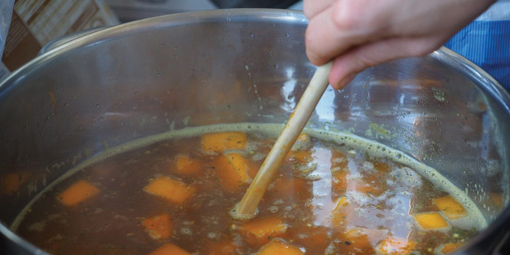 A steaming bowl of soup is welcome this time of the year.