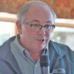 Bruce Grewar, producer relations’ manager for the Dairy Farmers of Manitoba discussed quota allotments at the organization’s recent fall meeting.