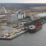 An Aerial View Of The Port Of Churchill, Manitoba.