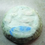 This mixture of soap bits is one of our ways to recycle and reuse.