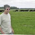 Cattle producer Jim Lintott has been feeding straw since February.