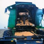 burned-out combine