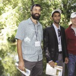Thomas Dyck, Naeem Abbasi and Simon Courtenay participated in the workshop. photo: allan dawson