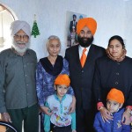 Sikh family.