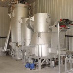 A three-million-BTU biomass burner made by Triple Green Energy in St. Adolphe. The heating units can also be built in self-contained shipping containers for simple transportation and setup. (Submitted photo)