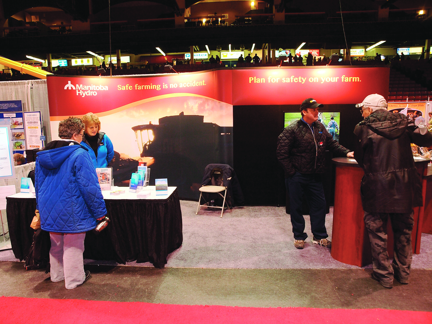 Manitoba Hydro will feature two of its recent farm-safety programs. The Agricultural Move Permit is designed to help farmers safely move large equipment under power lines while “Go Underground” offers farmers a financial incentive to bury the primary hydro line in their farmyard.