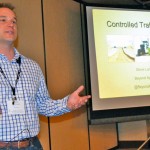 Steve Larocque conducting a presentation.