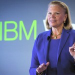 IBM chairwoman and CEO Virginia “Ginni” Rometty speaks at an IBM Watson conference in Manhattan on Jan. 9.