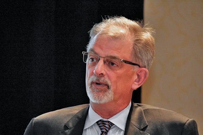 Mature man wearing glasses