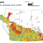 Weather map – Western Canada