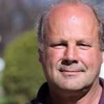 Kevin Yuill has land on both sides of the diversion channel.