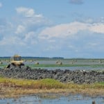 A flooded field in Manitoba this past July.