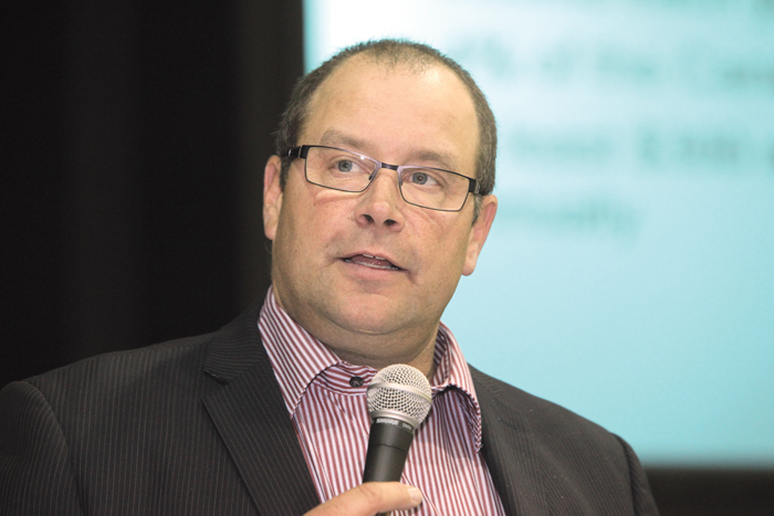 Dairy Farmers of Manitoba vice-chairman Henry Holtmann