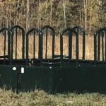 round hay bale feeder