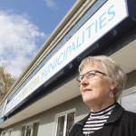woman standing in front of building