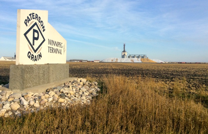 paterson grain terminal sign