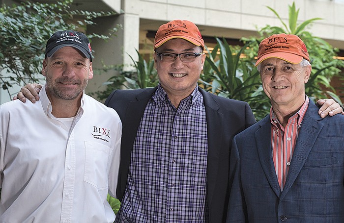 From left to right: Larry Thomas, Hubert Lau and Ted Power.
