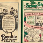 antique newspaper page