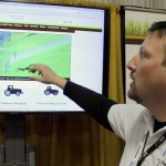 Chris Hawkins with his invention, AgChemExpert.