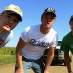 three young farm boys