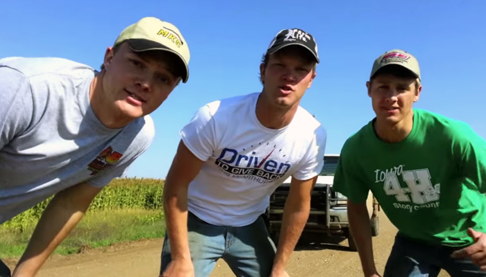 three young farm boys