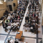 Progressive Conservative Agriculture Critic Blaine Pedersen speaks at Ag Awareness Day at the Manitoba legislature. 
