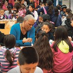 a room of schoolchildren