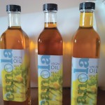 bottles of high-end canola oil