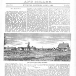 antique newspaper article