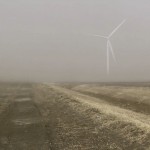 soil drifting on farmland
