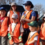 Highway cleanup is an annual end-of-May event, dispatching 4-H’ers to the roadways around their communities to pick up trash such as drink cans and bottles, twine and junk food containers. Young 4-H’ers all wear high-visibility vests and are supervised by their parents and other adult volunteers while cleaning up highways with signage cautioning motorists.