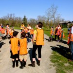 Highway cleanup is an annual end-of-May event, dispatching 4-H’ers to the roadways around their communities to pick up trash such as drink cans and bottles, twine and junk food containers. Young 4-H’ers all wear high-visibility vests and are supervised by their parents and other adult volunteers while cleaning up highways with signage cautioning motorists.