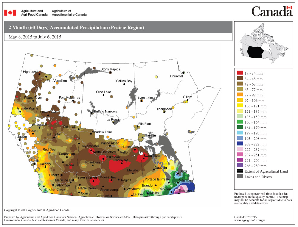 Prairie weather conditions won't change much anytime soon