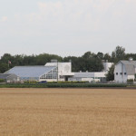 A view of the 100-year-old Morden Research Station from its southern plots. Although the station is renowned for its horticultural research, it has developed many flax, sunflower, corn, buckwheat and pulse crop cultivars. Last year its mandate expanded to include cereal research after the closing of the Cereal Research Centre in Winnipeg.