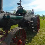 At nearly a century old, this Case steam traction engine still operates each year at the Manitoba Agricultural Museum.