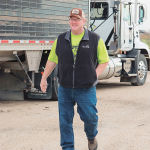 A Thanksgiving dinner: Darcy Miller pledged a field of soybeans to cancer research following a bout of colon cancer in 2014.