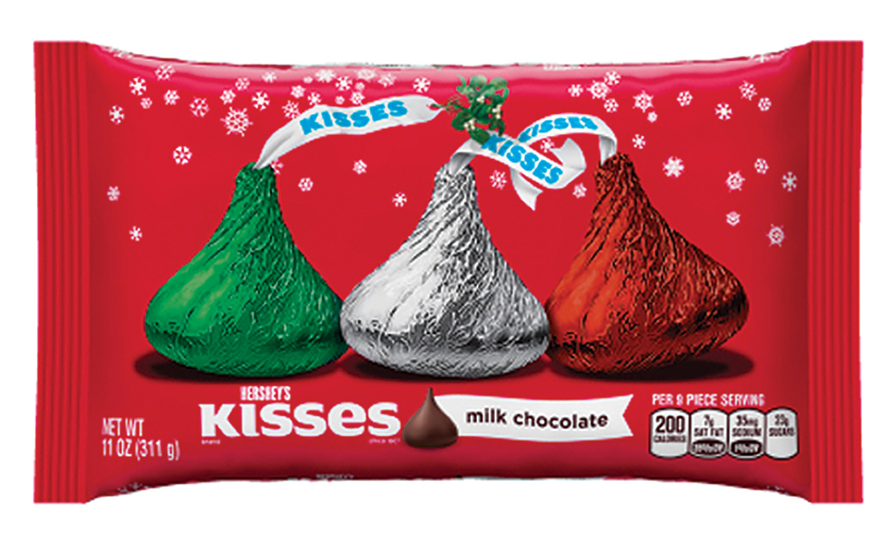 New Hershey Kisses with no artificial flavours.