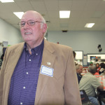 Darrell Busby, manager of the Tri-County Steer Carcass Futurity Co-operative in Lewis, Iowa, spoke to cattle producers attending the Manitoba Beef Background and Feedlot School about what makes the difference in grading a profitability.