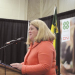 4-H Canada CEO Shannon Benner announces $600,000 in funding for scholarship and farm safety programs, in partnership with CN.