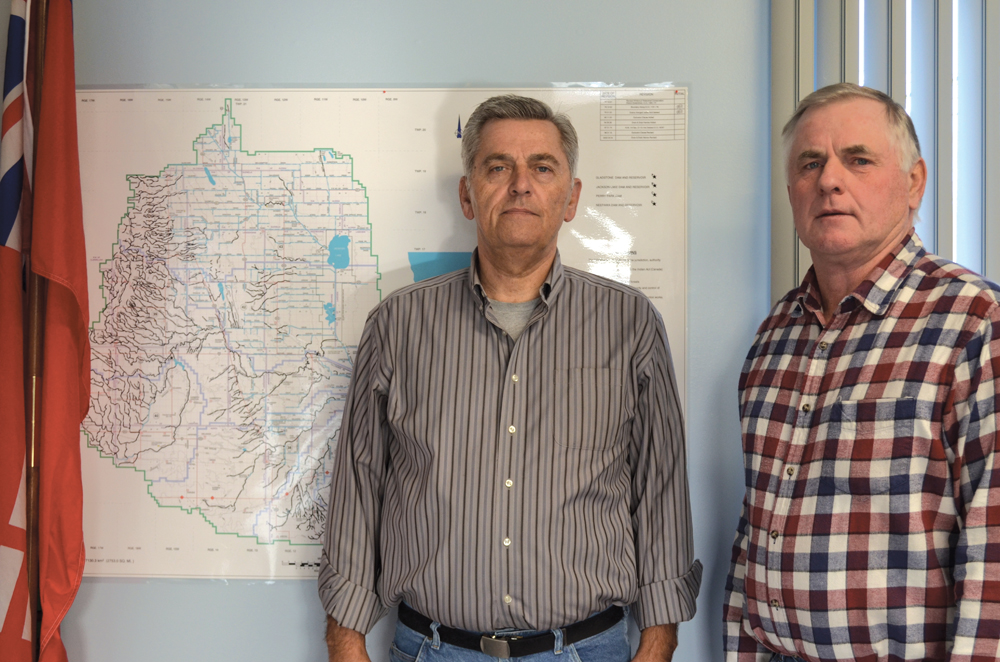 Mayor of the municipality of Norfolk, Neil Christoffersen (l) and councillor, Bill Wieler (r), see value in having a strong partnership with their conservation district.