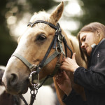 woman and horse