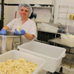 Winnipeg Galina Beilis is the owner of Dairy Fairy, a small-batch cheese company, making a traditional cheese at the University of Manitoba’s Dairy Plant.