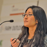 Pratisara Bajracharya, field crop pathologist with Manitoba Agriculture, Food and Rural Development spoke on clubroot at the Dauphin Agriculture Society’s Farm Outlook 2016 held on March 10.