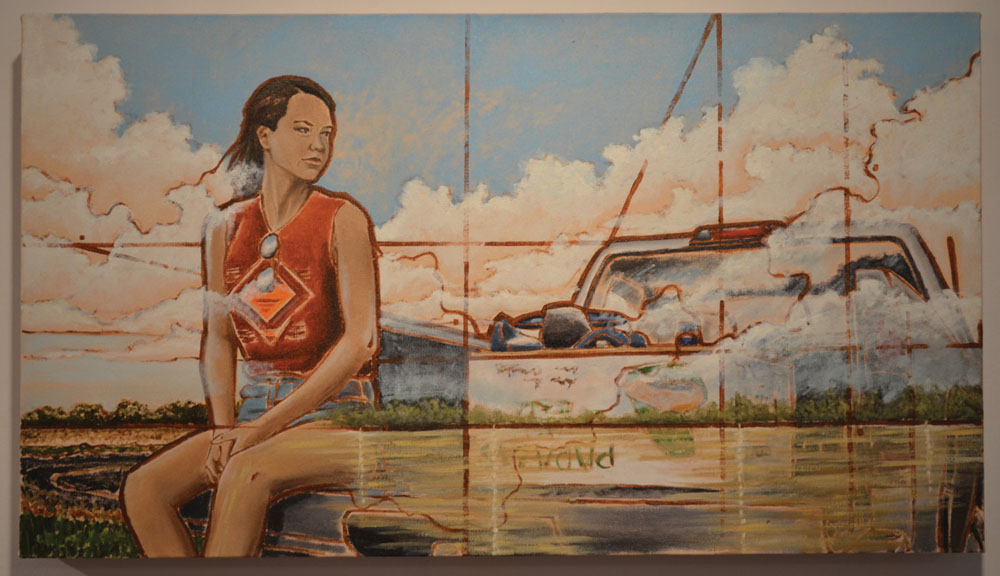 Colleen Granger’s bachelor of fine arts thesis exhibition includes a number of mixed media art pieces inspired by her life on a southern Manitoba farm.